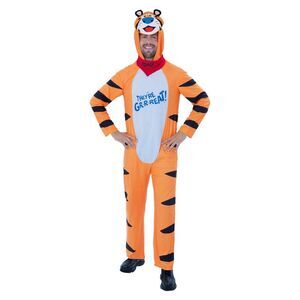Kelloggs Unisex Adult Tony The Tiger Tiger Costume Set / Orange